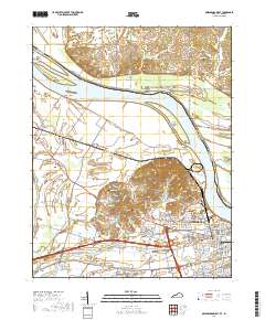Owensboro West 2019 topographic map thumbnail