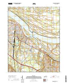 Paducah East 2019 topographic map thumbnail