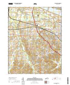 Paducah West 2019 topographic map thumbnail