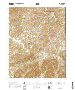Paint Lick 2019 topographic map thumbnail