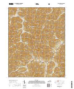Parmleysville 2019 topographic map thumbnail