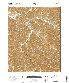 Portersburg 2019 topographic map thumbnail