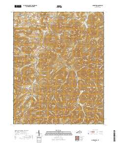 Powersburg 2019 topographic map thumbnail