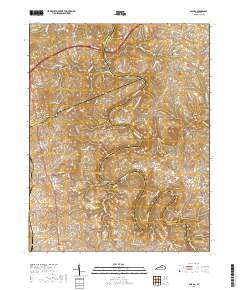 Salvisa 2019 topographic map thumbnail