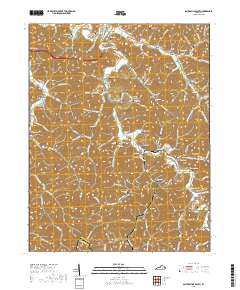 Salyersville South 2019 topographic map thumbnail