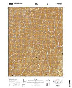 Sandgap 2019 topographic map thumbnail