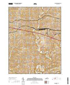Simpsonville 2019 topographic map thumbnail