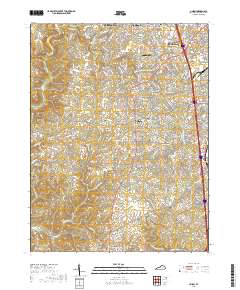 Union 2019 topographic map thumbnail