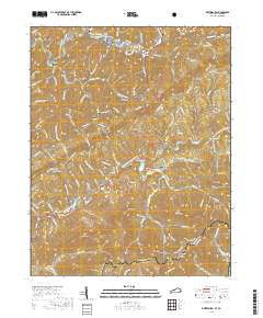 Whitesburg 2019 topographic map thumbnail