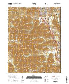 Williamsburg 2019 topographic map thumbnail
