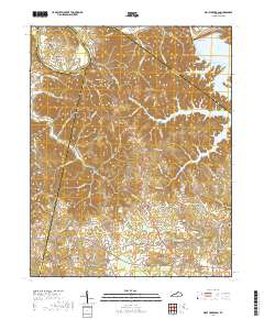 Wolf Creek Dam 2019 topographic map thumbnail
