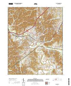 Bellevue 2019 topographic map thumbnail