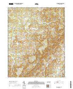 Billingsley Gap 2019 topographic map thumbnail