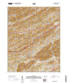 Blountville 2019 topographic map thumbnail