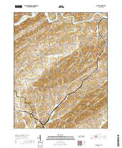 Bulls Gap 2019 topographic map thumbnail
