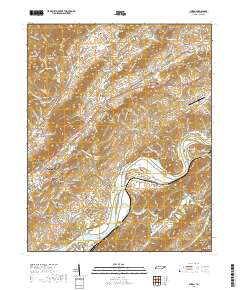 Burem 2019 topographic map thumbnail