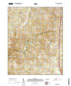 Burgess Falls 2019 topographic map thumbnail
