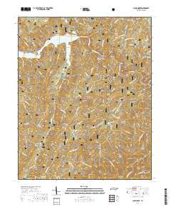 Caney Creek 2019 topographic map thumbnail