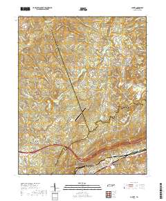 Cardiff 2019 topographic map thumbnail