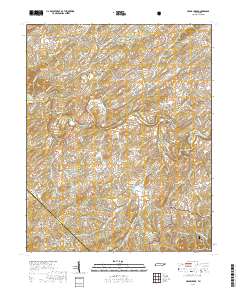 Cedar Creek 2019 topographic map thumbnail