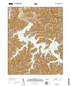 Center Hill Dam 2019 topographic map thumbnail