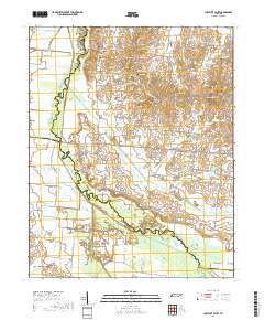 Chestnut Bluff 2019 topographic map thumbnail