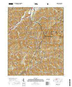 Chestoa 2019 topographic map thumbnail