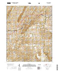 Chuckey 2019 topographic map thumbnail