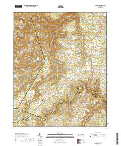 Clarkrange 2019 topographic map thumbnail