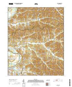 Clifton 2019 topographic map thumbnail