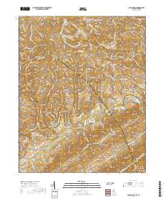 Coleman Gap 2019 topographic map thumbnail
