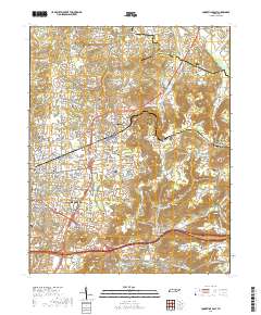 Cookeville East 2019 topographic map thumbnail