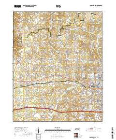 Cookeville West 2019 topographic map thumbnail