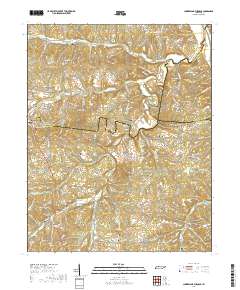 Cumberland Furnace 2019 topographic map thumbnail
