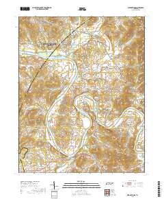 Dixon Springs 2019 topographic map thumbnail