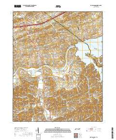 Douglas Dam 2019 topographic map thumbnail