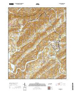 Elverton 2019 topographic map thumbnail