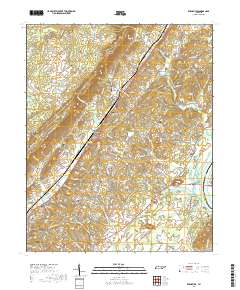 Evensville 2019 topographic map thumbnail