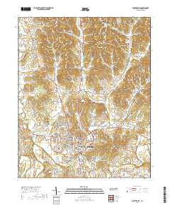 Fayetteville 2019 topographic map thumbnail