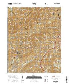 Flag Pond 2019 topographic map thumbnail