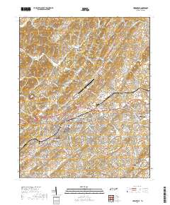 Greeneville 2019 topographic map thumbnail