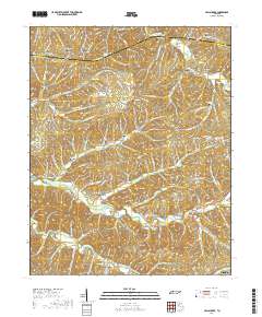 Halls Creek 2019 topographic map thumbnail
