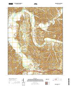 Hurricane Mills 2019 topographic map thumbnail