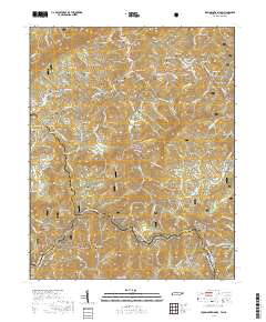 Iron Mountain Gap 2019 topographic map thumbnail