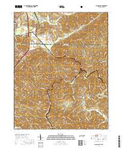 Jellico East 2019 topographic map thumbnail