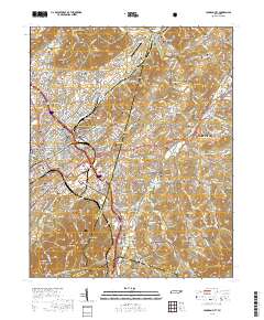 Johnson City 2019 topographic map thumbnail