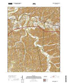 Kingston Springs 2019 topographic map thumbnail