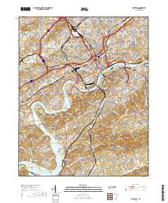 Knoxville 2019 topographic map thumbnail