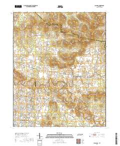 Lascassas 2019 topographic map thumbnail