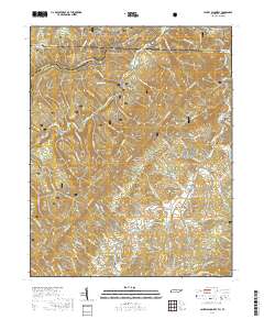Laurel Bloomery 2019 topographic map thumbnail